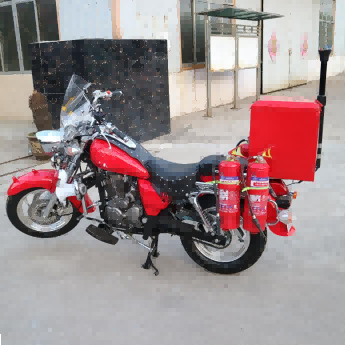 Tohjulet brandmotorcykel